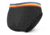 SAXX Undercover Briefs - Mens, Black Rainbow, Medium, SXBR19-BPR-M