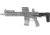 SB Tactical HB AR Rifle Brace, Black, 556/300BLK Buffer/Spring, HBAR-01-SB