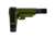 SB Tactical SBA3, 5-position adjustable w/6 pos, Mil-spec, OD Green/Black SBA3-04-SB