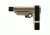 SB Tactical SBA3 Pistol Stabilizing AR Brace w/Mil-Spec Carbine Receiver Extension, Flat Dark Earth, SBA3-02-SB