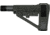 SB Tactical SBA4 Pistol Stabilizing Brace - 5-Position Adjustable, Stealth Grey, SBA4-03M-SB