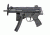 SB Tactical Side Folding Brace SBT5KA, Aluminum MP5 Adapter, QD, Black, SBT5KA-01-SB