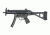 SB Tactical Side Folding Brace SBT5KA, Aluminum MP5 Adapter, QD, Black, SBT5KA-01-SB
