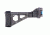 SB Tactical Side Folding Brace SBT5KA, Aluminum MP5 Adapter, QD, Black, SBT5KA-01-SB