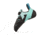 Scarpa Instinct VS Climbing Shoes - Womens, Black/Aqua, Medium, 34.5, 70013/002-BlkAqua-34.5