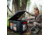 Scentcrusher Wheeled Ozone Odor Eliminating Hard Tote, Black/Red, 40 Gal., 59112-40T