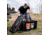 Scentcrusher Wheeled Ozone Odor Eliminating Hard Tote, Black/Red, 40 Gal., 59112-40T