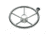 Schmitt &amp; Ongaro Marine 170 13.5" Stainless 5-Spoke Destroyer Wheel w/ Stainless Cap and FingerGrip Rim - Fits 3/4" Tapered Shaft Helm 44213