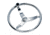 Schmitt &amp; Ongaro Marine 714 Vision Cast 13.5" SS WHeel w/Knob, Finger Grip &amp; Faux Nut - 3/4" Taper Shaft 56439