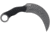 Schrade Boneyard Fixed Blade Knife, 5.2in, AUS-8 Steel, Titanium Nitride Karambit Blade, Black Rubberized Handle, 1182504