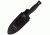 Schrade Double Edge Boot Knife, 7 in, BLK Handle/Plain, Leather, SCHF19