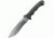 Schrade Extreme Survival, BLK TPE Handle, Plain, w/Sheath, SCHF9N