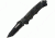 Schrade Extreme Survival, 4 3/8in., Partially serrated tanto blade, Black Teflon coated stainless blade SCH60BTS