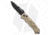 Schrade Extreme Survival Automatic Folding Knife, 3.25in, Stainless Steel, Spear Point Blade, Aluminum Tan Handle, Black/Tan, 7.875in, BHQ-26172
