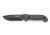 Frontier Full Tang Fixed Blade Knife, Black / Silver, Medium