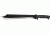 Full Tang 22in Machete, Black / Silver, Medium