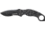 Full Tang Fixed Blade Knife, Black / Silver, Medium