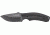 Full Tang Fixed Blade Knife, Black / Silver, Medium