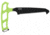 Schrade Isolate Large Bone Saw, 5in, SK5 Steel, Black Oxide Blade, Black/Green Handle, 1159294