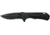 Schrade Liner Lock Folding Knife,3.2in Carbon Steel Partially Serrated Drop Point Blade,Black G-10 Handle,Clam Package SCH501SCP