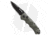 Schrade Mini Extreme Survival Automatic Folding Knife, 2.50in, Stainless Steel, Spear Point Blade, Aluminum OD Green Handle, SC60MOD, Black/OD Green, 6.25in, BHQ-26188