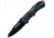 Schrade SCHA7 Mini MAGIC, BLK Alum. Handle, BLK Plain, SCHA7SMB
