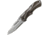 Schrade SCHA7 Mini MAGIC, Brown Alum. Handle, BLK ComboEdge, SCHA7SMBRS