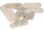 Schrade Old Timer Medium Shield, Old Timer, Pack Of 10, Nickel Silver Construction, S406
