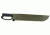 Schrade Outback 18inch Machete Full Tang Fixed Blade,D Guard PP Handle,Clam Package SCMACH18CP