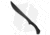 Schrade Priscilla Makhaira Bush Sword Fixed Blade Knife, 16.00in, 3CR13MOV Stainless Steel, TPE Black Handle, Black/Black, 22.625in, BHQ-67509