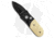 Schrade Scaly California Issue Automatic Folding Knife, 1.75in, 440 Stainless Steel, Drop Point Blade, Delrin Yellow Handle, Black/Yellow, 4.875in, BHQ-11041