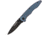 Schrade SCH401 Large Folding Knife,3.20in,ColorShift Aluminum Handle,Black Plain SCH401LALC