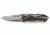 Schrade SCHA7 Mini MAGIC, Brown Alum. Handle, BLK ComboEdge, SCHA7SMBRS