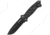 Schrade SCHF40 Fixed Blade Knife,5.10in,Black GFN Handle,Black Drop Point ComboEdge w/Sheath SCHF40