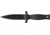 Schrade Single Edge Boot Knife, 9 in, BLK Handle/Plain, Leather, SCHF19LF