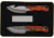 Schrade UH LE 2023 3.5in Fixed Combo, Satin SS, 7.75in Hunter w/ 3.5in Blade, 7.75in Guthook w/ 3.5in Blade, Brown Wood Handle, 1200443