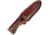 Schrade Uncle Henry Fixed Blade Knife, Uncle Henry, 6.5in Overall, 2.75in Satin SS Blade, Delrin Stag Handle, Brown Leather Belt Sheath, 1100092