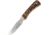 Schrade Uncle Henry Fixed Blade Knife, Uncle Henry, 6.5in Overall, 2.75in Satin SS Blade, Delrin Stag Handle, Brown Leather Belt Sheath, 1100092