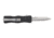 Schrade Uproar D/A OTF Automatic Folding Knife, 3in, D2 Steel, Bayonet Point Blade, Black Aluminum Handle, 1135967