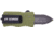 Schrade Uproar Mini D/A OTF Knife, 1.9in Dagger Point OD Green/Stainless Steel, 1159306