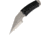 Schwartz Tactical ST Pikal Fixed Blade Knife, 2.875in, Titanium, Standard Edge, Stonewash, Black, Paracord Wrapped Handle SWZ17