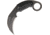 Schwartz Tactical ST Vengeance II Single Edge Fixed Blade Knife, 2.875in, Titanium, Standard Edge, Black, Paracord Wrapped Handle SWZ19S