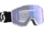 SCOTT Shield Goggle, Team White/Black/Illuminator Blue Chrome, 2778377068342