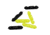 Scotty 1008 Stopper Beads, Black/Yellow, 1008