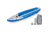 Sea Eagle HybridBoard 96 Startup Package Stand Up Paddle Board, 9'6&quot; x 32&quot; x 6&quot; 4010470
