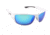Sea Striker Bill Collector Sunglasses, White Frame/Blue Mirror Polarized Lenses, 288