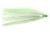 Sea Striker Bucktail Teaser 3in, White/Chartreuse Mylar, 3/Pack, BTWCM3