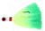 Sea Striker Bugeye Jig, 2 oz, White Head/Chartreuse/Green Tail, Mylar, SSCJ2-WCG