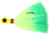 Sea Striker Bugeye Jig, 6 oz, Chartreuse Head/Chartreuse/Green Tail, Mylar, SSCJ6-CCG