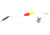 Sea Striker Flounder Rig 25&quot; 40lb Mono, #4 Nickel Blade, 2 1/2&quot; 2-Tone Cork, 1-1/4oz Cigar Weight, 12/Ring, FR2T-114